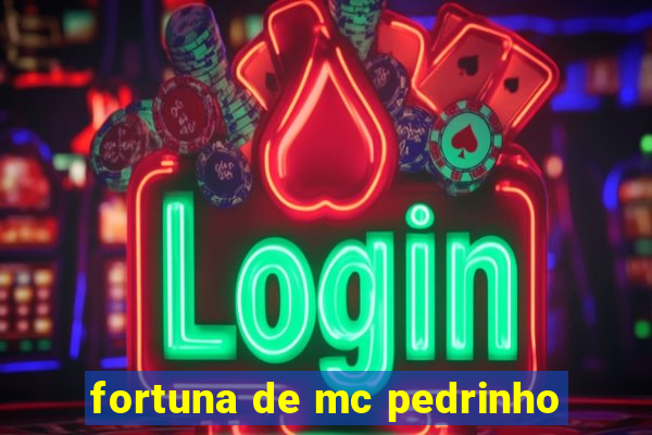 fortuna de mc pedrinho